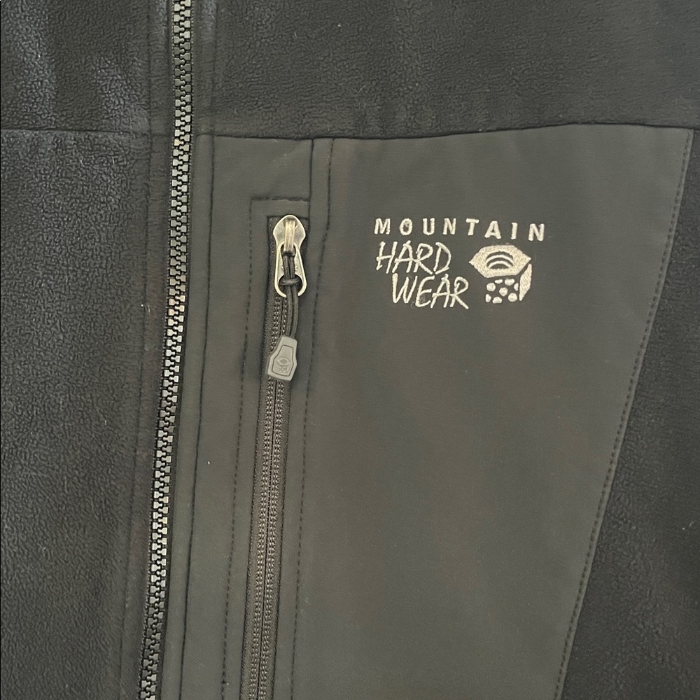 MOUNTAIN HARDWEAR FULL ZIP FLEECE JACKET BLACK SIZE MEDIUM - Picture 5 of 16